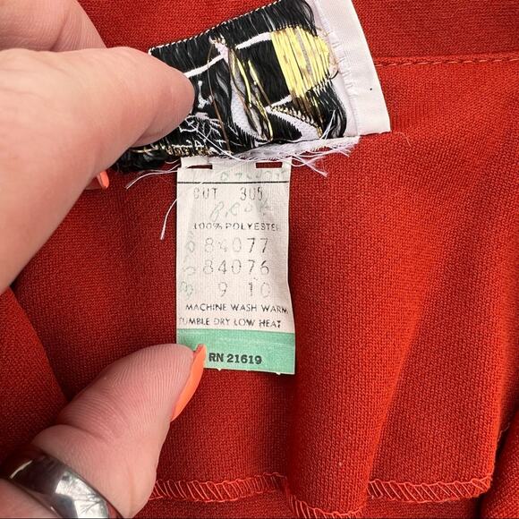 Vintage 70s Mister B double knit polyester leisure suit - Picture 11 of 12